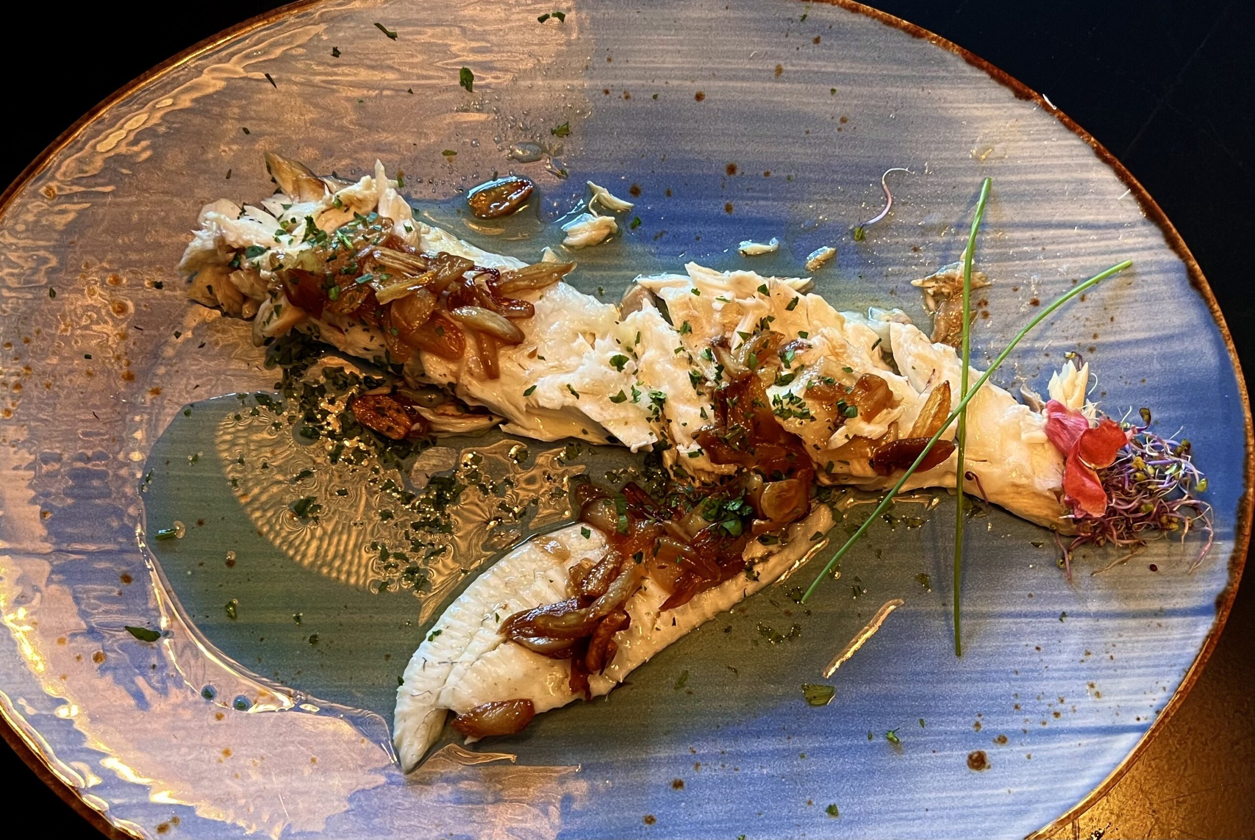 Plato gourmet del restaurante Vadegust